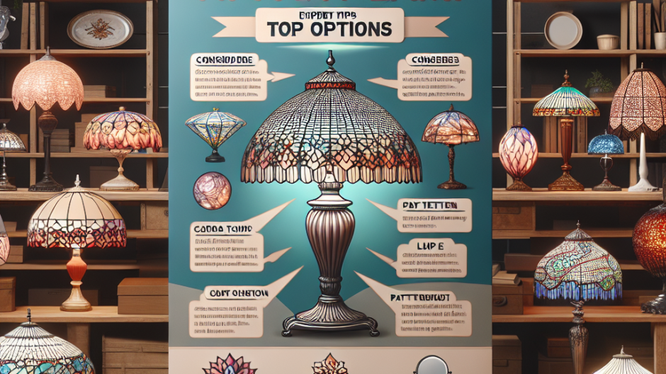 Guide ultime pour choisir une lampe Tiffany conseils d'experts et